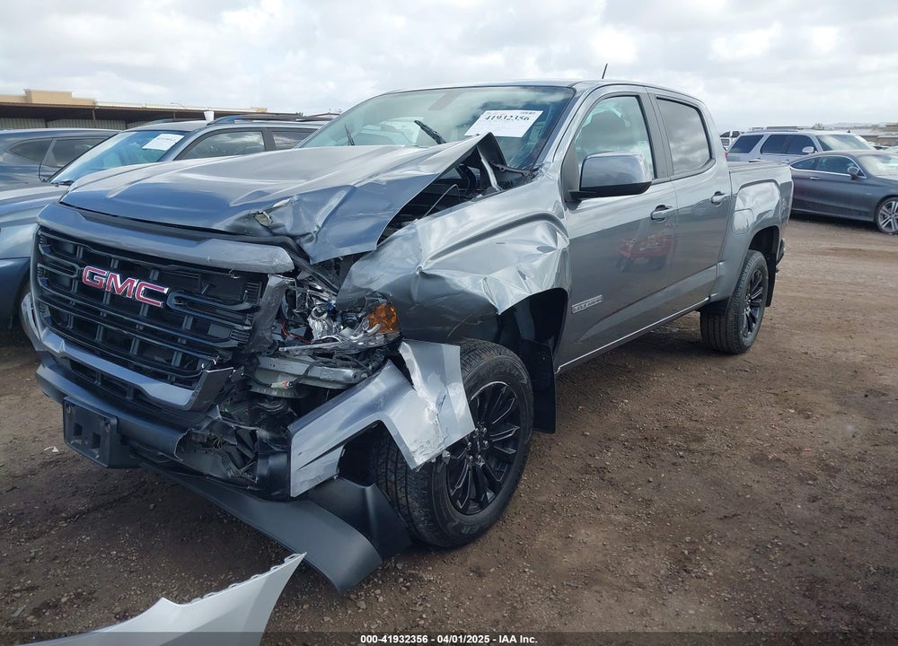 2022 GMC CANYON 2WD SHORT BOX ELEVATION VIN: 1GTG5CEN8N1199841