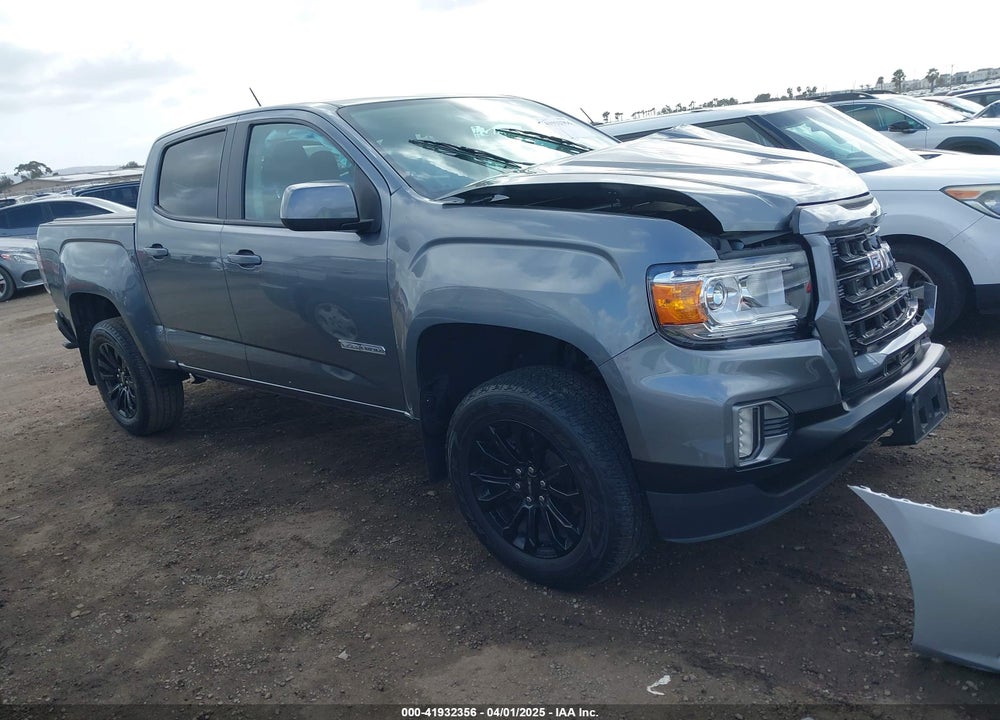 2022 GMC CANYON 2WD SHORT BOX ELEVATION VIN: 1GTG5CEN8N1199841