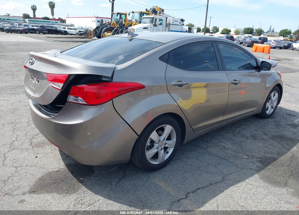 2013 HYUNDAI ELANTRA GLS VIN: 5NPDH4AE6DH417949