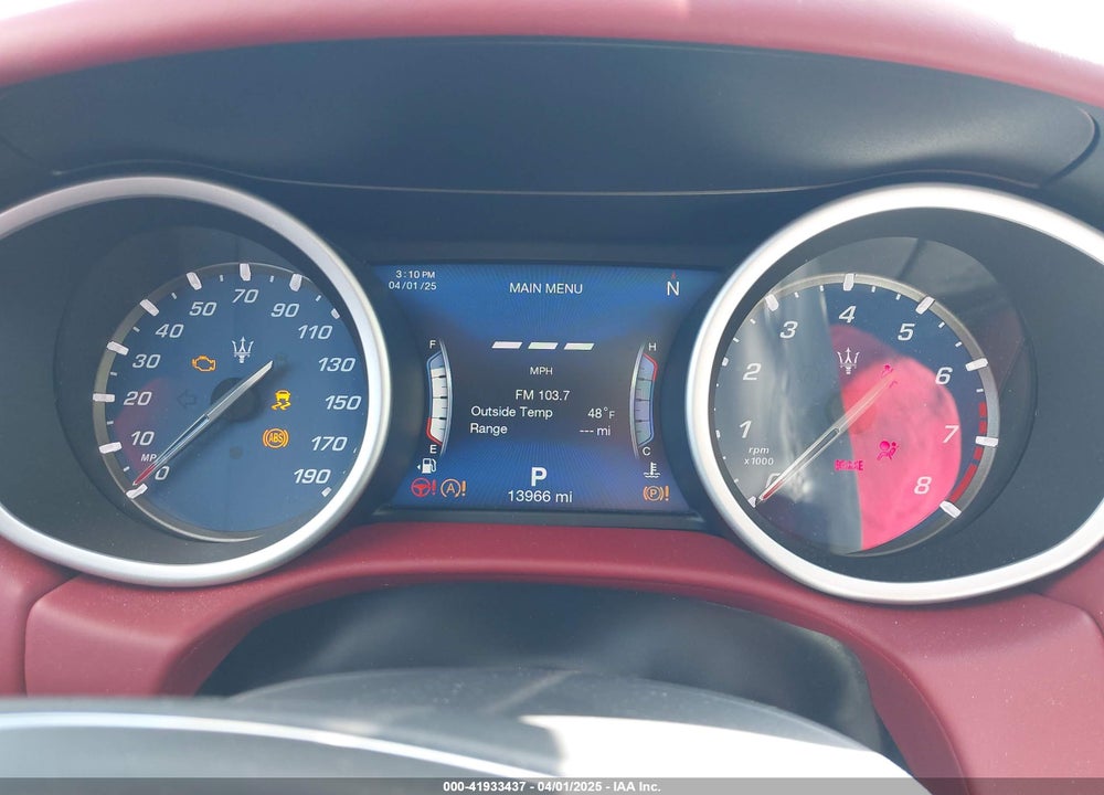 2018 MASERATI GHIBLI S Q4 VIN: ZAM57YTA3J1299947