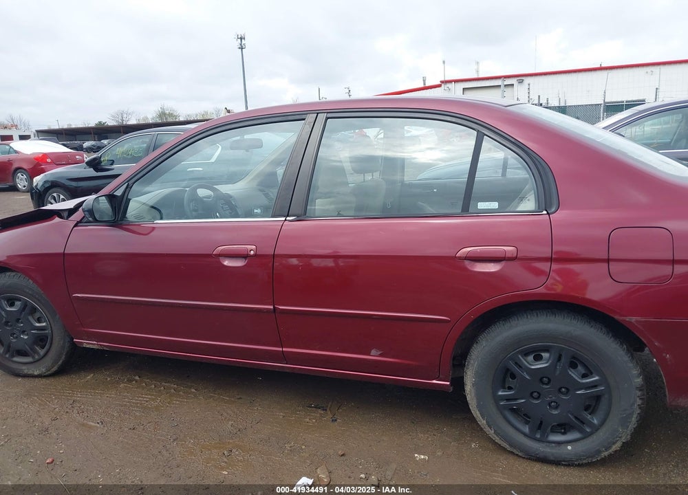 2002 HONDA CIVIC LX VIN: 1HGES16602L026392
