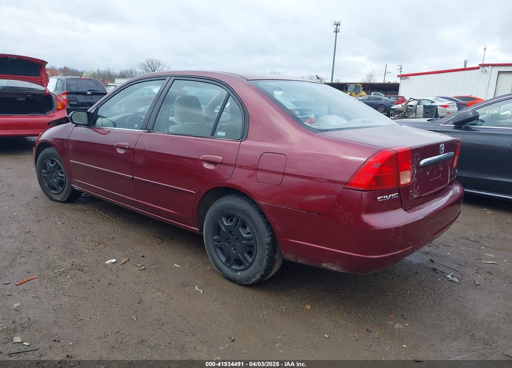 2002 HONDA CIVIC LX VIN: 1HGES16602L026392