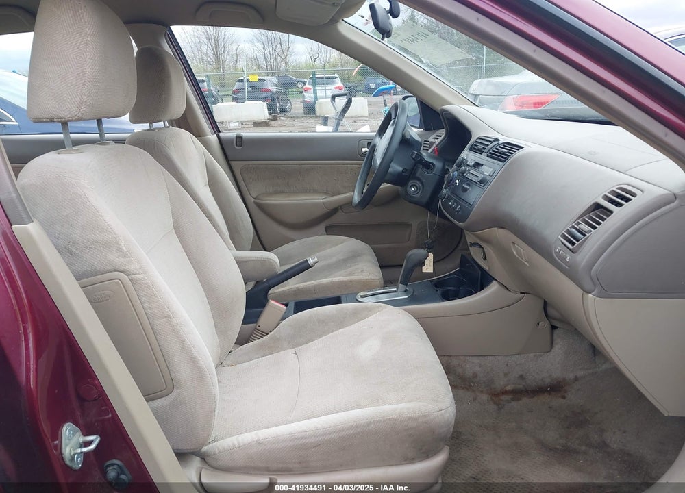 2002 HONDA CIVIC LX VIN: 1HGES16602L026392
