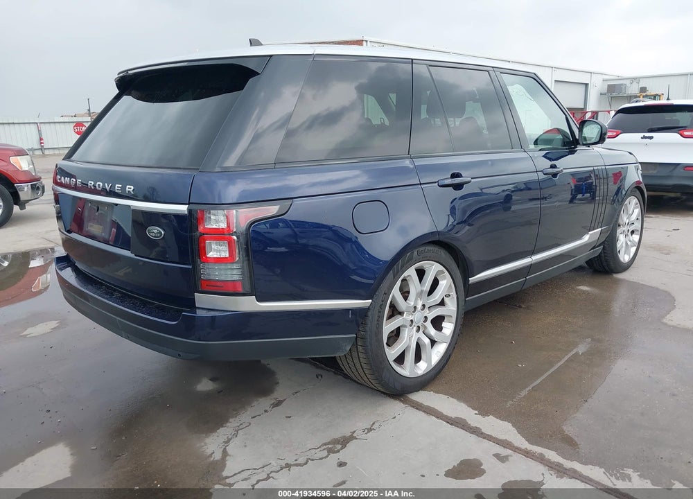 2015 LAND ROVER RANGE ROVER 5.0L V8 SUPERCHARGED VIN: SALGS2TF6FA236457