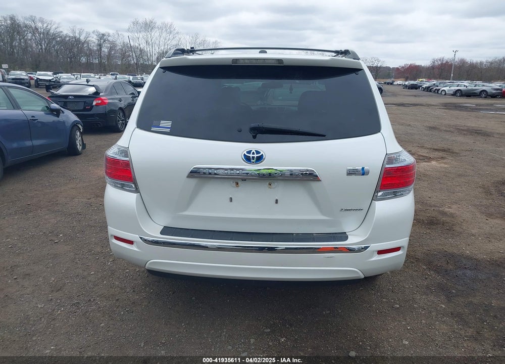 2012 TOYOTA HIGHLANDER HYBRID VIN: JTEDC3EH2C2007996