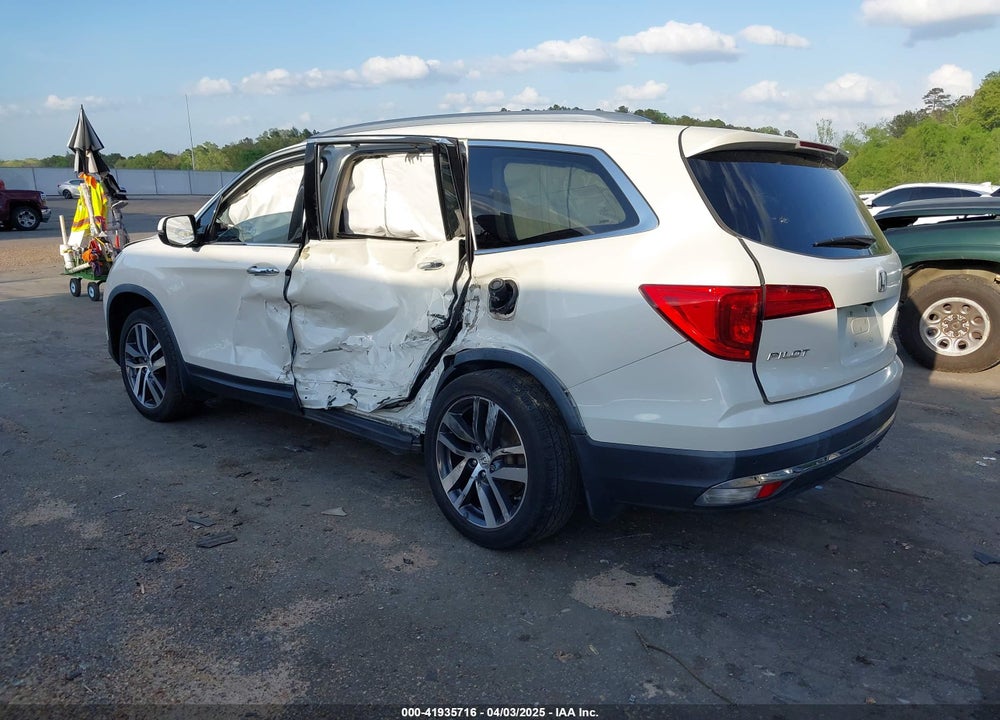2017 HONDA PILOT ELITE VIN: 5FNYF6H04HB087830