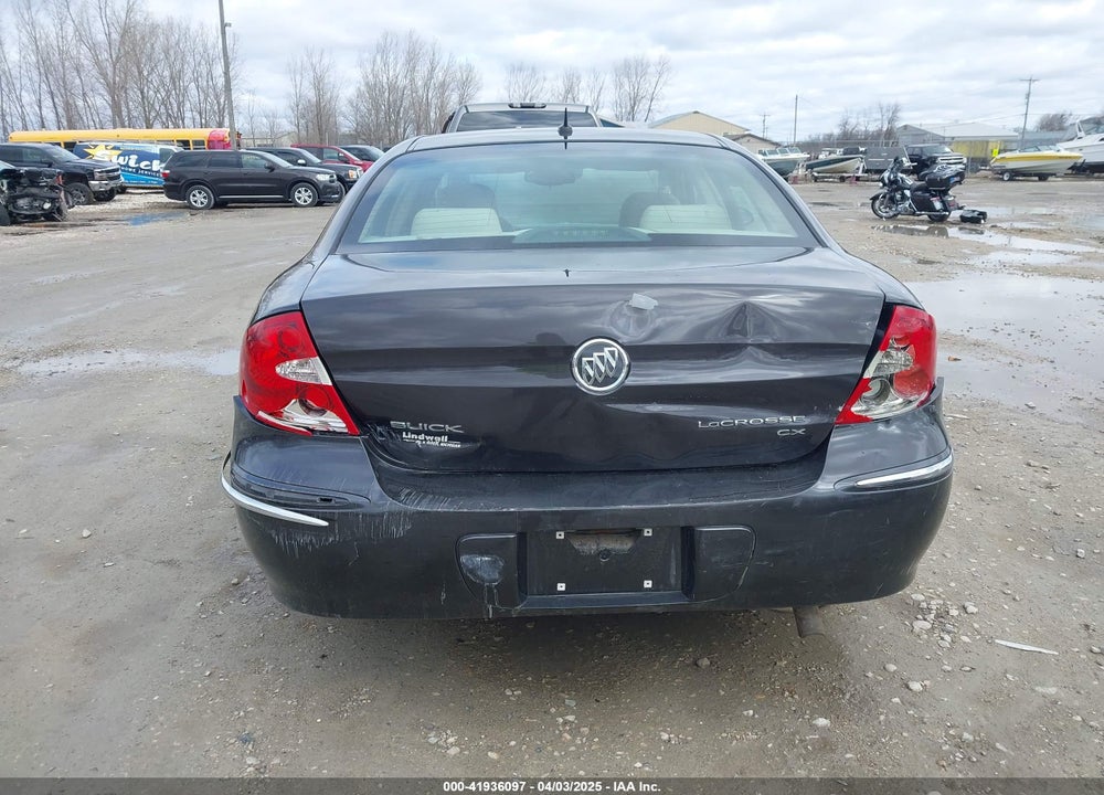 2008 BUICK LACROSSE VIN: 2G4WC582181154443