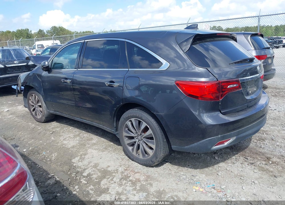 2015 ACURA MDX TECHNOLOGY PACKAGE VIN: 5FRYD3H43FB012359