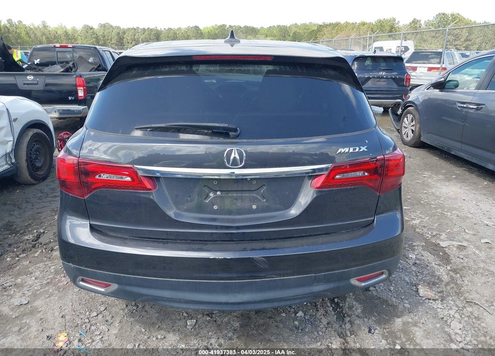 2015 ACURA MDX TECHNOLOGY PACKAGE VIN: 5FRYD3H43FB012359
