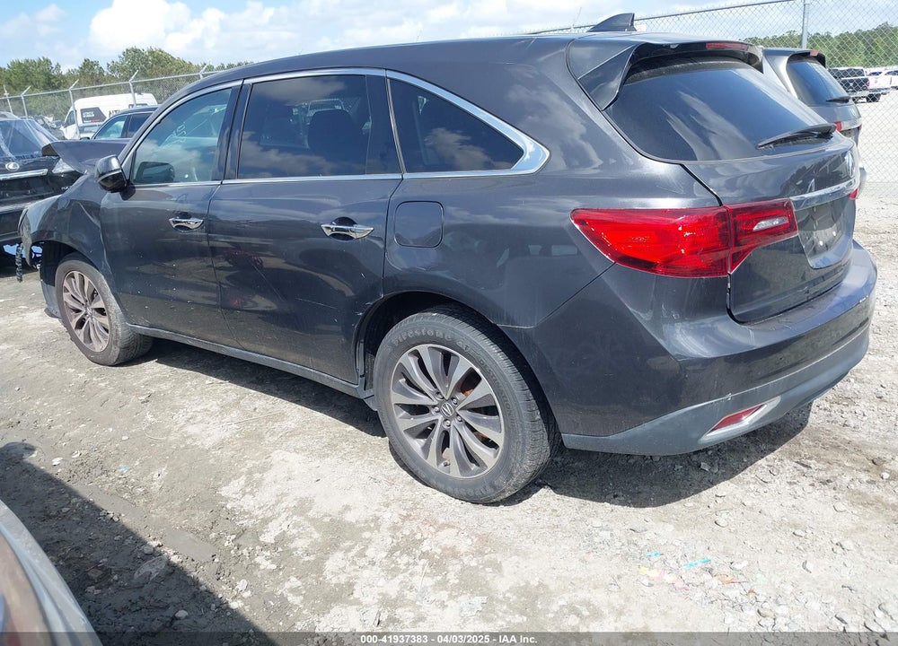 2015 ACURA MDX TECHNOLOGY PACKAGE VIN: 5FRYD3H43FB012359