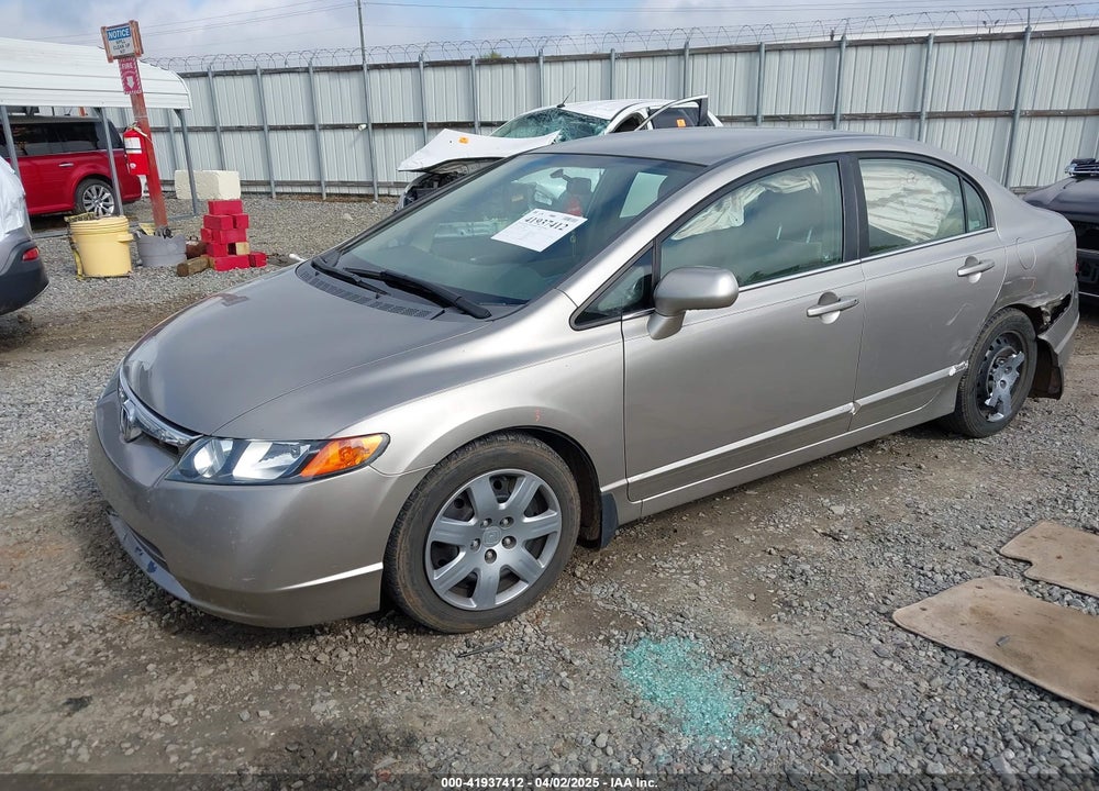 2006 HONDA CIVIC LX VIN: 1HGFA16596L112806