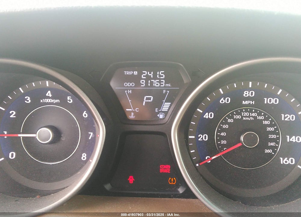 2013 HYUNDAI ELANTRA VIN: 5NPDH4AE6DH273531