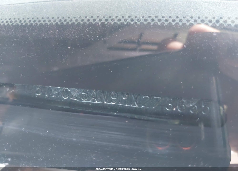 2021 TOYOTA TACOMA VIN: 5TFCZ5AN9MX273655