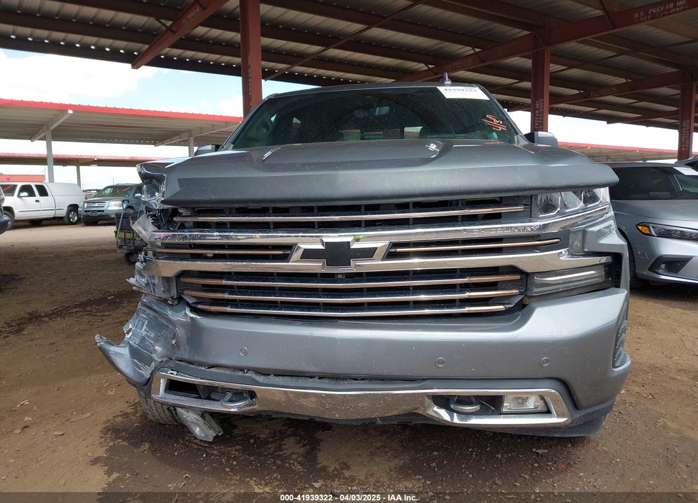 2021 CHEVROLET SILVERADO 1500 4WD SHORT BED HIGH COUNTRY VIN: 3GCUYHEL4MG297738