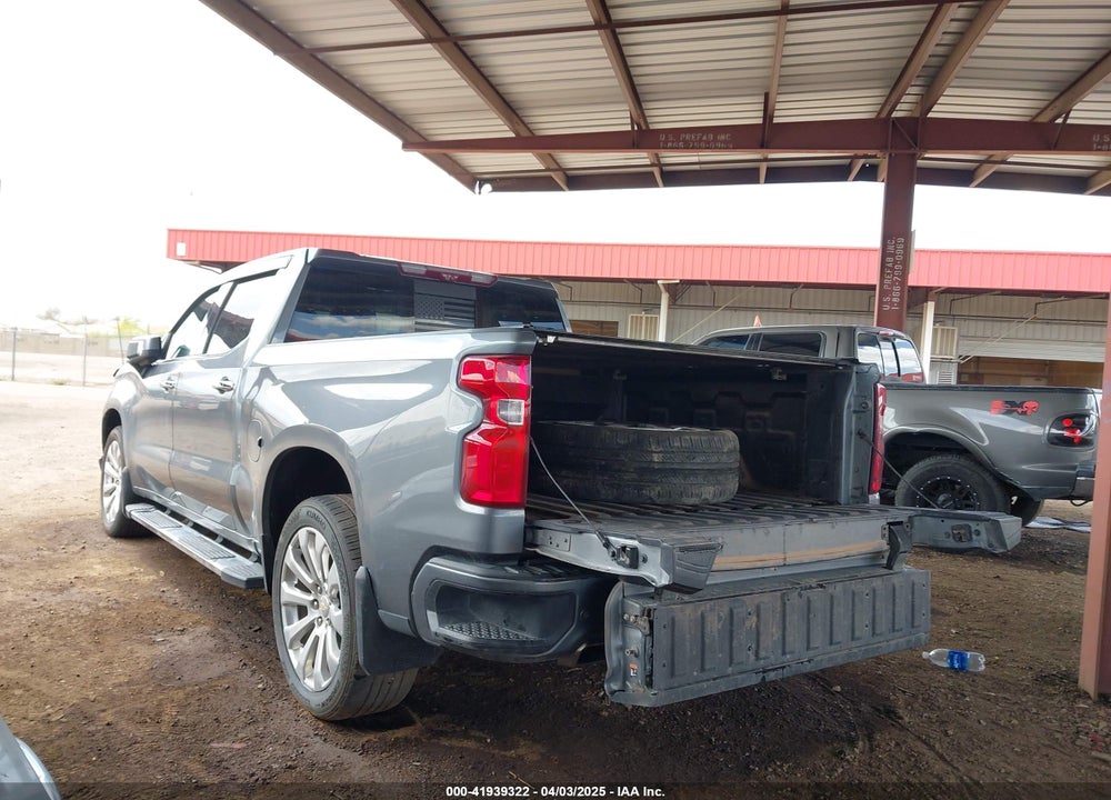 2021 CHEVROLET SILVERADO 1500 4WD SHORT BED HIGH COUNTRY VIN: 3GCUYHEL4MG297738