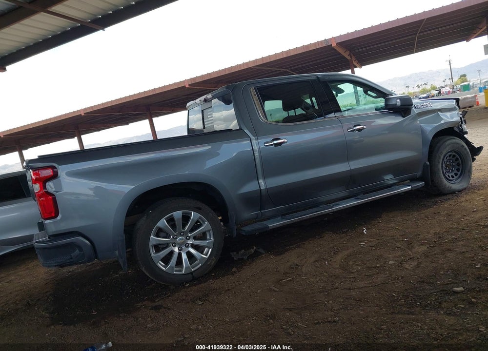 2021 CHEVROLET SILVERADO 1500 4WD SHORT BED HIGH COUNTRY VIN: 3GCUYHEL4MG297738
