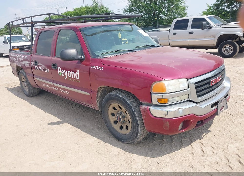 2006 GMC SIERRA 1500 SLE1 VIN: 2GTEC13T861219889