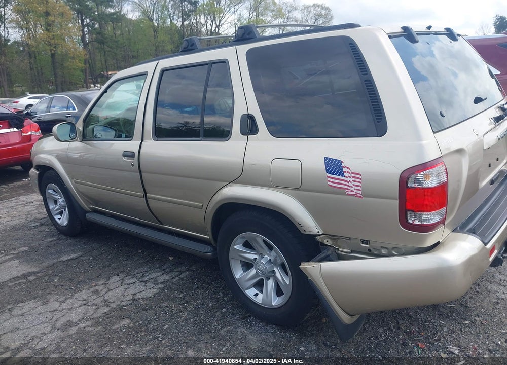 2002 NISSAN PATHFINDER VIN: JN8DR09X02W667176