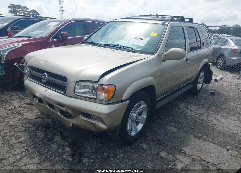 2002 NISSAN PATHFINDER VIN: JN8DR09X02W667176
