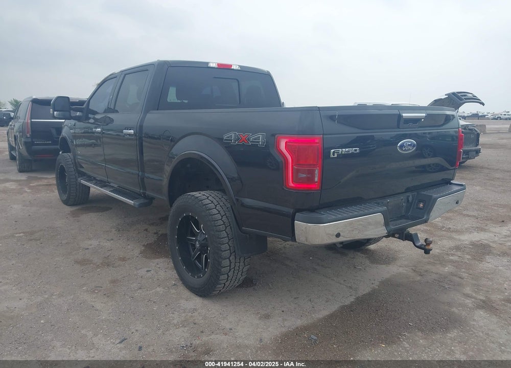 2016 FORD F-150 LARIAT VIN: 1FTFW1EG5GFA25455