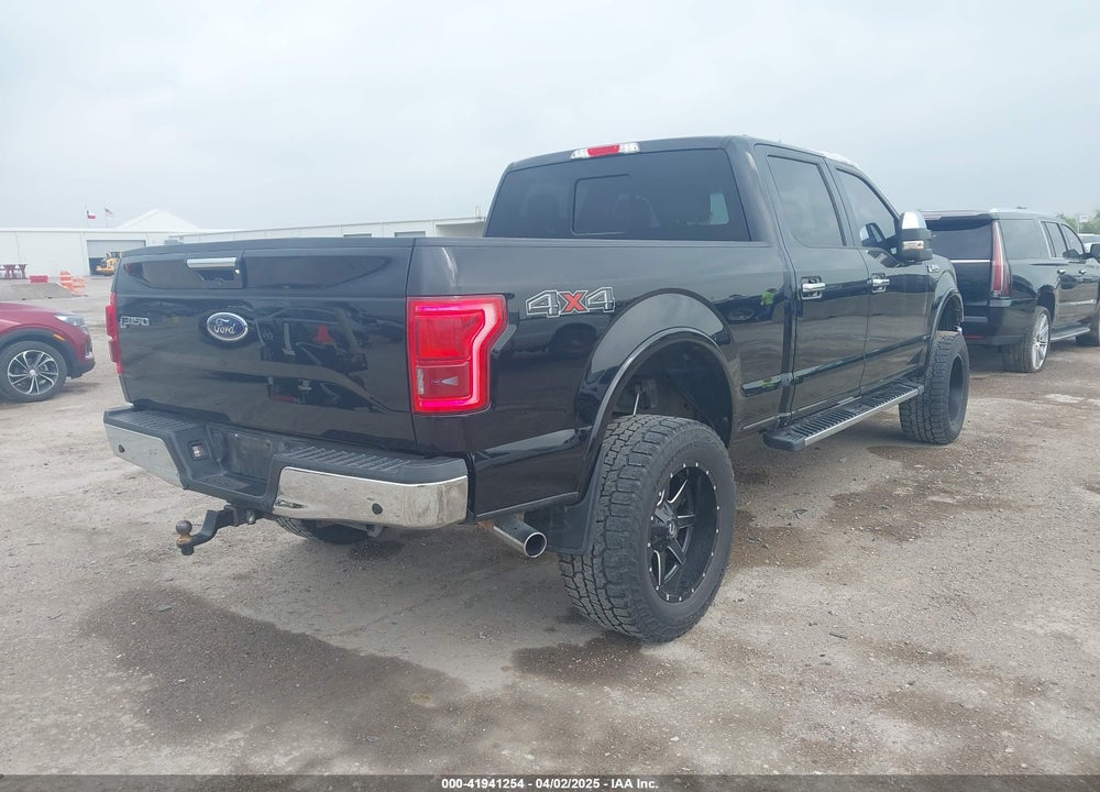 2016 FORD F-150 LARIAT VIN: 1FTFW1EG5GFA25455