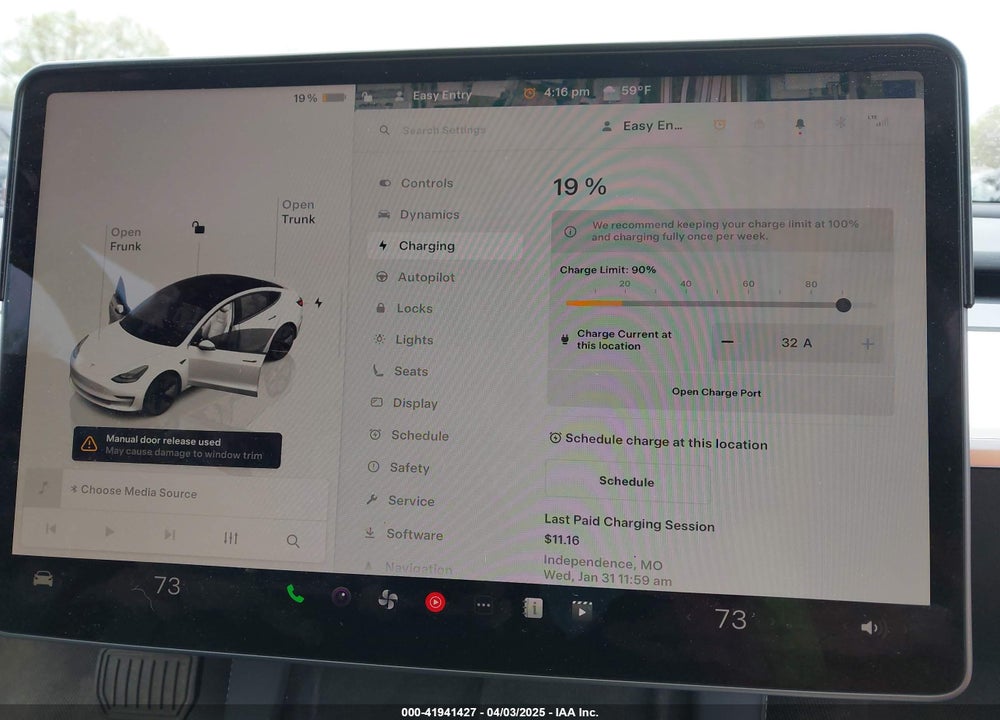 2023 TESLA MODEL 3 REAR-WHEEL DRIVE VIN: 5YJ3E1EA9PF569415