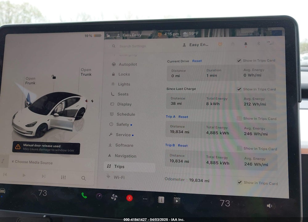 2023 TESLA MODEL 3 REAR-WHEEL DRIVE VIN: 5YJ3E1EA9PF569415