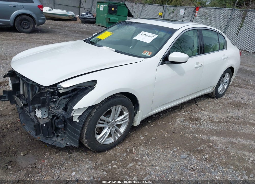 2011 INFINITI G25 VIN: JN1DV6AP0BM831126