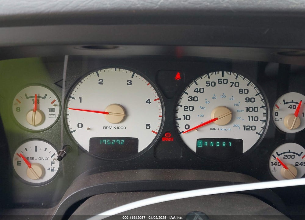 2003 DODGE RAM 2500 VIN: 3D7KU28C03G847954
