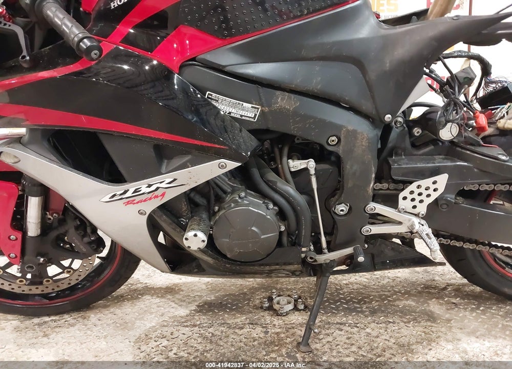 2007 HONDA CBR600 RR VIN: JH2PC40027M004476