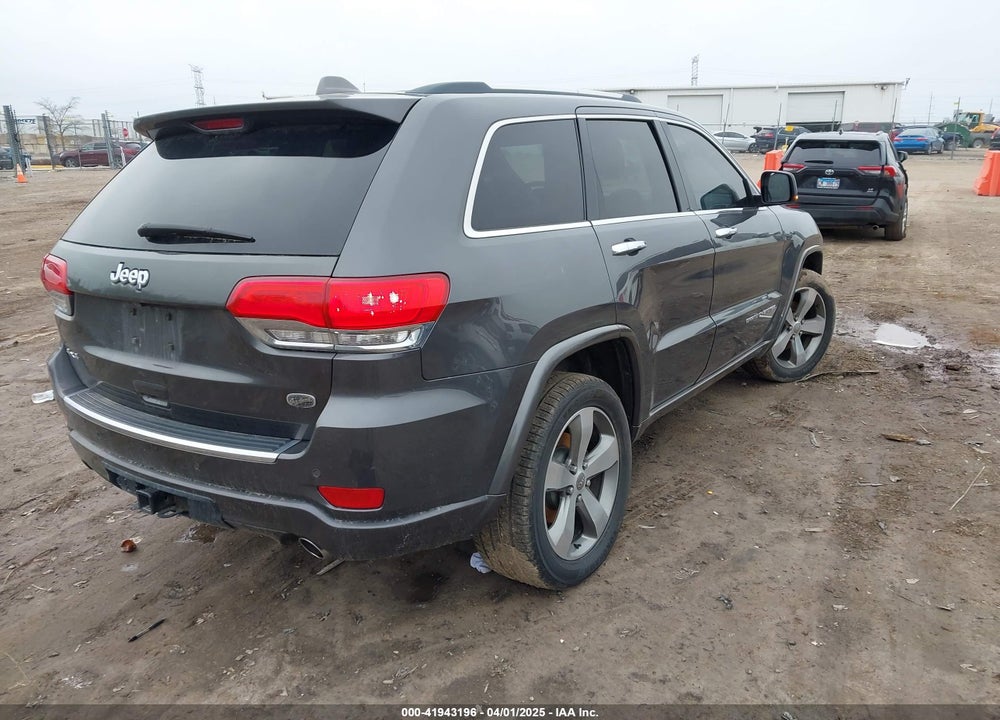 2015 JEEP GRAND CHEROKEE OVERLAND VIN: 1C4RJFCG3FC136730