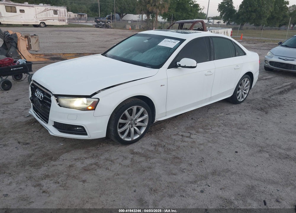 2014 AUDI A4 2.0T PREMIUM VIN: WAUAFAFL3EN016890