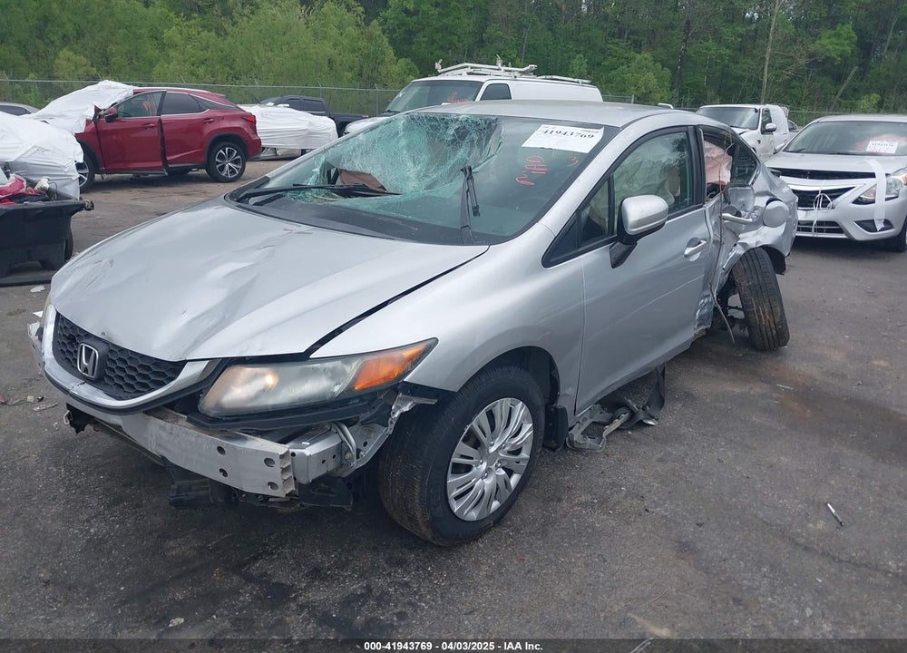 2014 HONDA CIVIC LX VIN: 2HGFB2F57EH534233