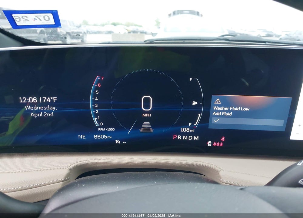 2024 CADILLAC XT4 FWD LUXURY VIN: 1GYAZAR45RF188654