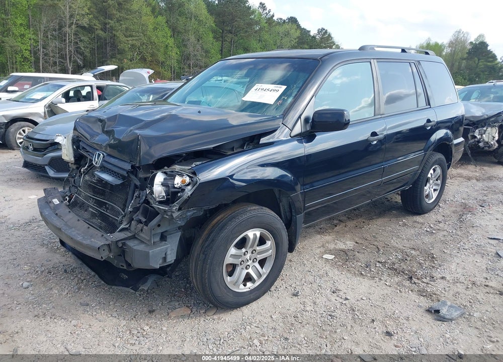 2003 HONDA PILOT EX VIN: 2HKYF18473H509895