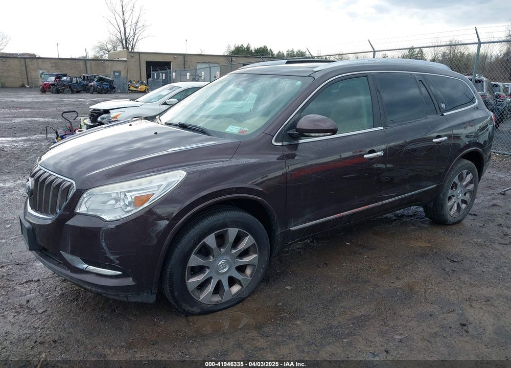 2016 BUICK ENCLAVE LEATHER VIN: 5GAKVBKD9GJ113862