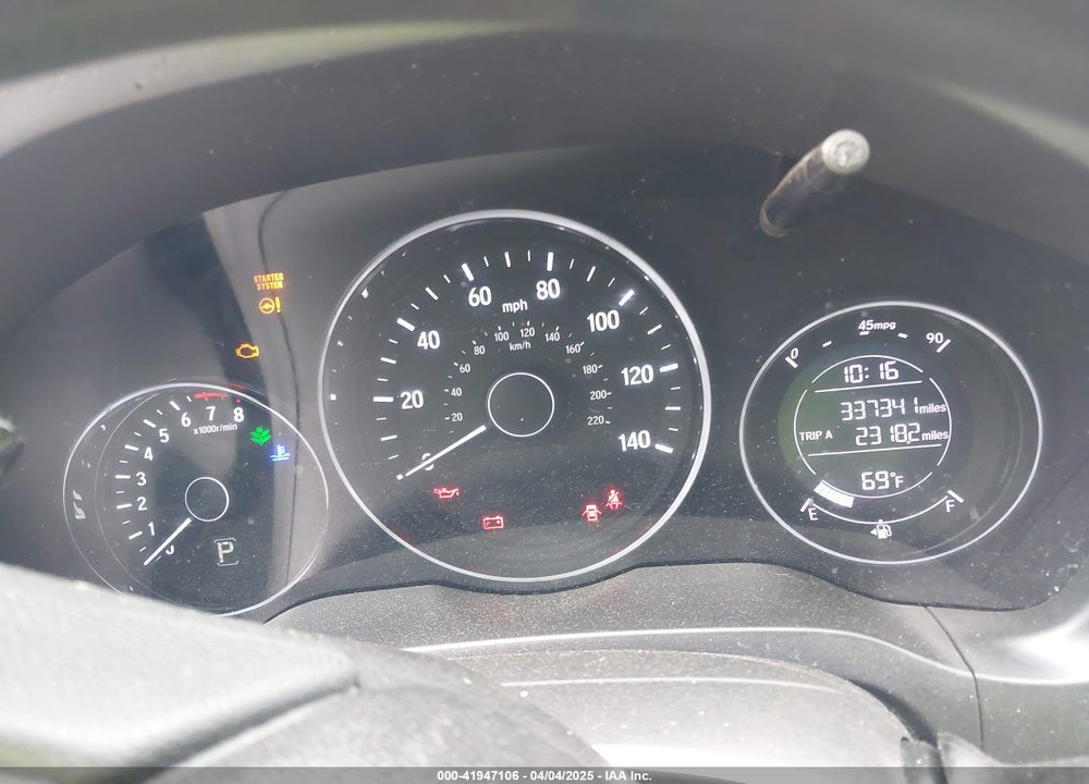 2018 HONDA HR-V VIN: 3CZRU6H55JG703468