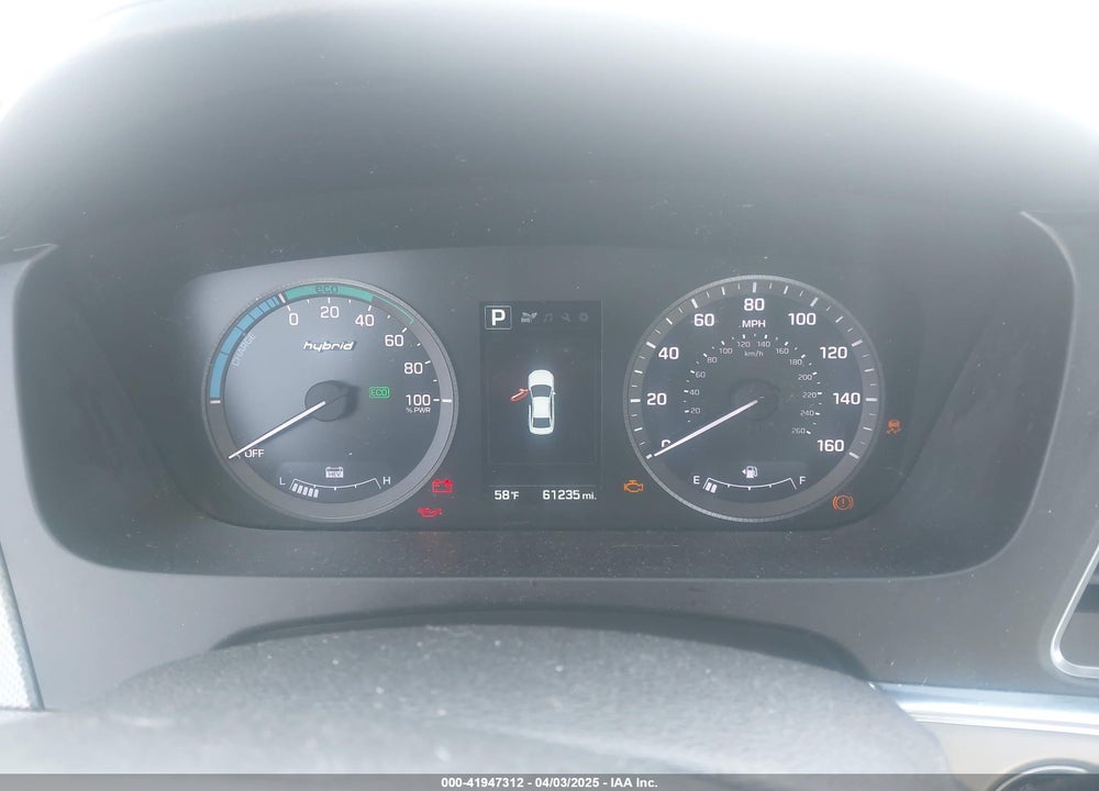2016 HYUNDAI SONATA HYBRID VIN: KMHE24L13GA037586