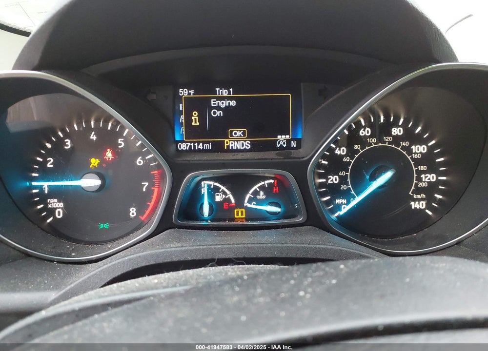 2017 FORD ESCAPE VIN: 1FMCU0J98HUB60402