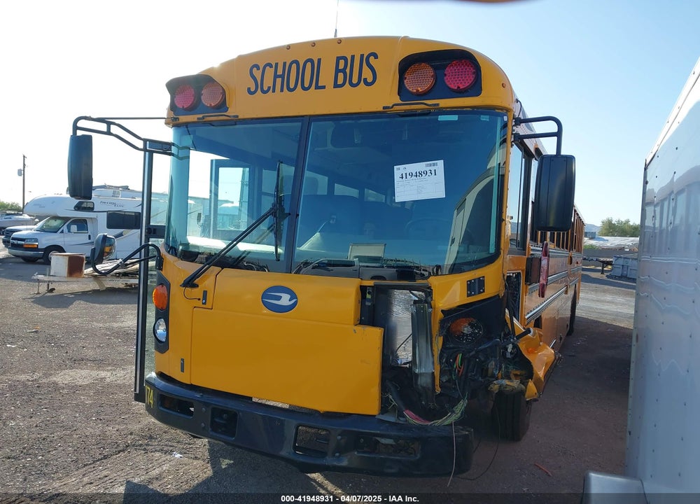 2021 BLUE BIRD SCHOOL BUS / TRANSIT BUS VIN: 1BABNBSA5MF374242