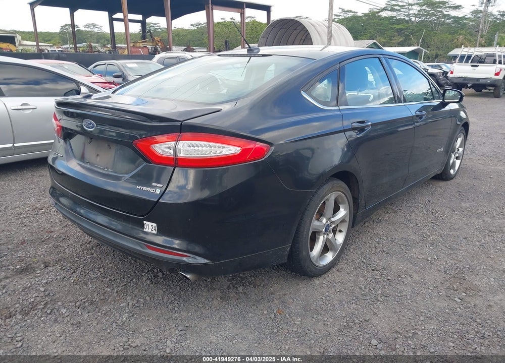 2013 FORD FUSION SE HYBRID VIN: 3FA6P0LUXDR181849