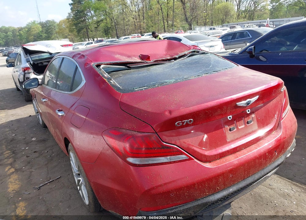 2020 GENESIS G70 VIN: KMTG34LAXLU062859