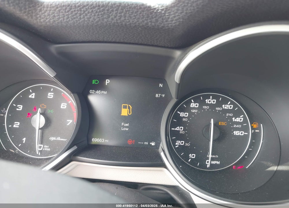 2019 ALFA ROMEO STELVIO RWD VIN: ZASPAJAN1K7C57228