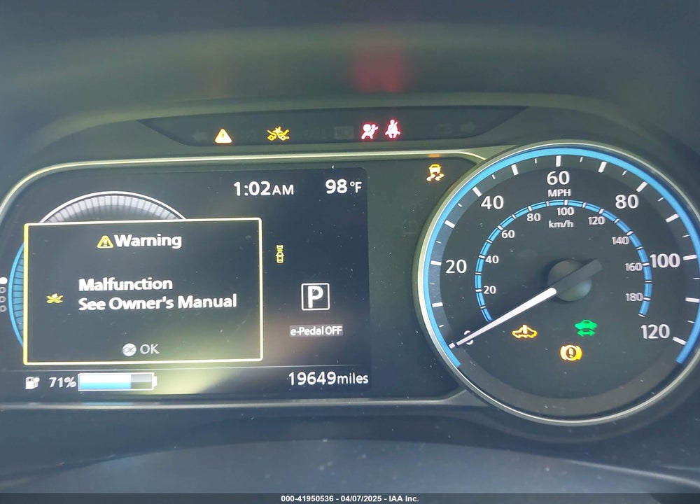 2023 NISSAN LEAF S 40 KWH VIN: 1N4AZ1BV1PC562206