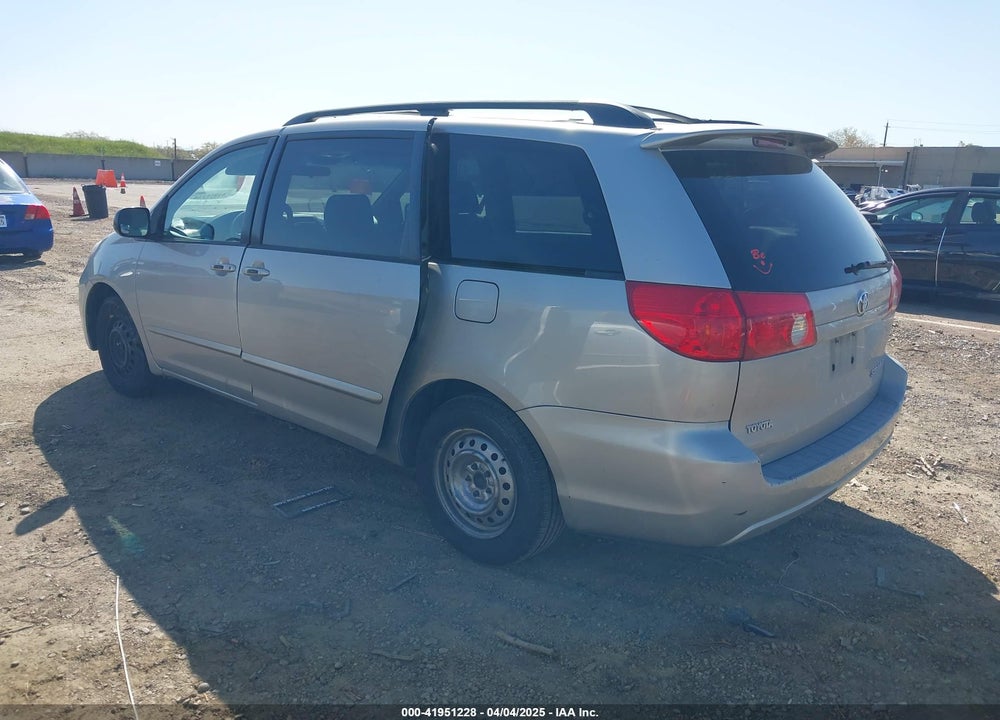 2007 TOYOTA SIENNA LE VIN: 5TDZK23C47S039250