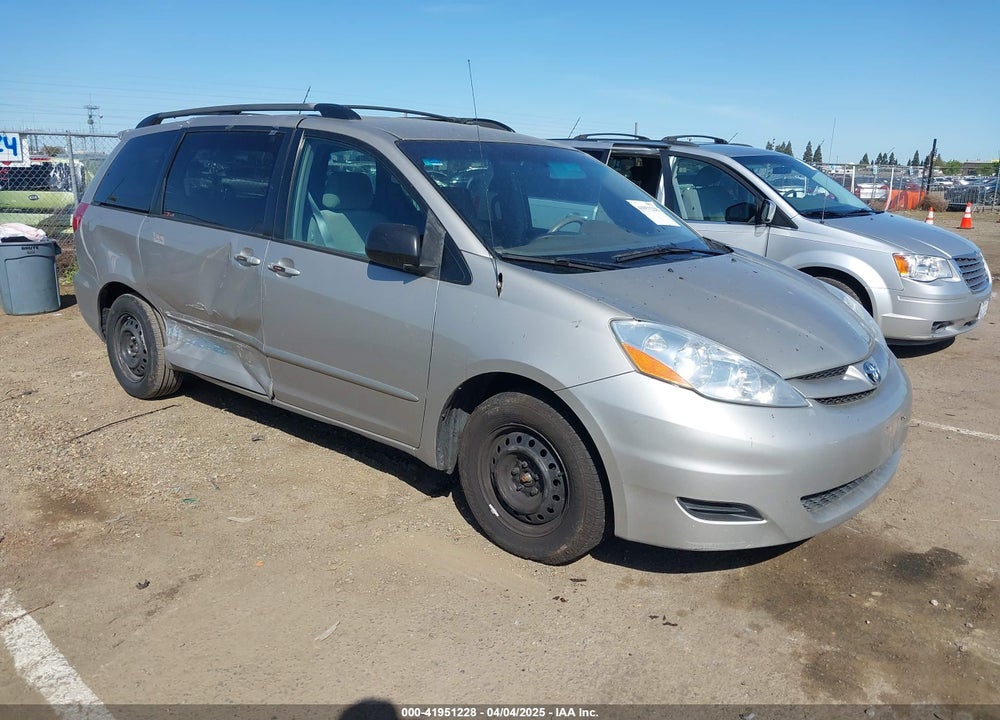 2007 TOYOTA SIENNA LE VIN: 5TDZK23C47S039250