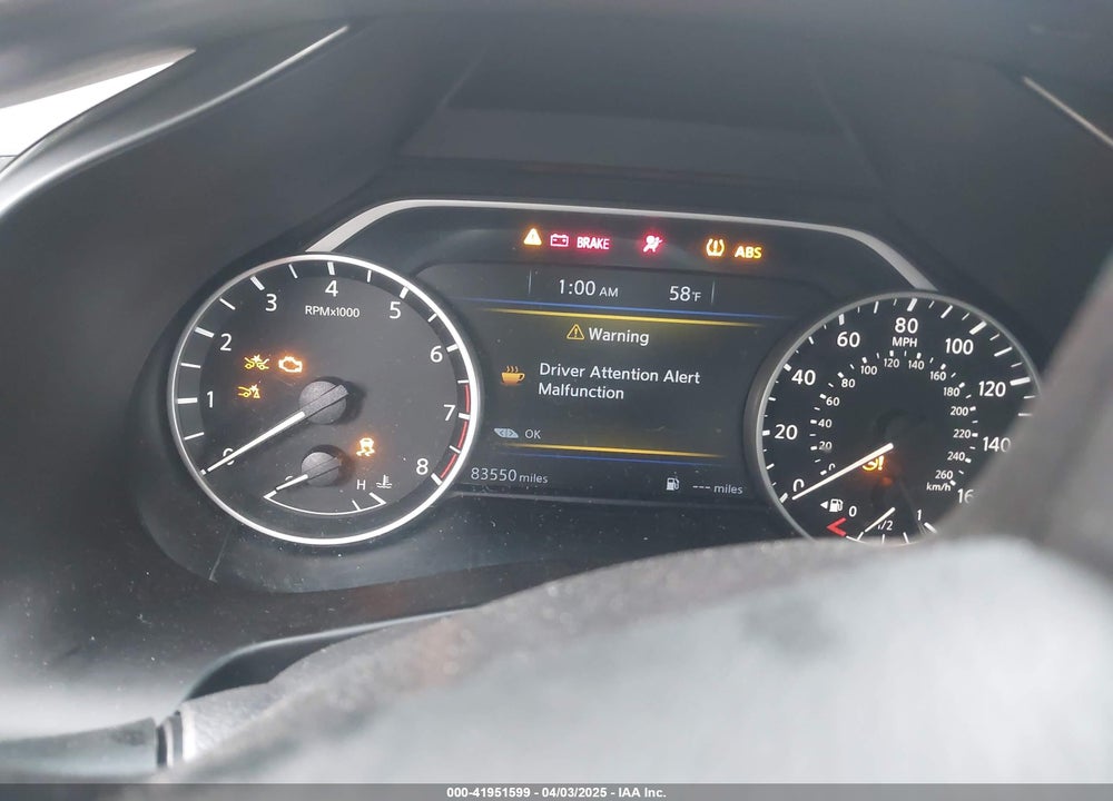 2021 NISSAN MURANO SV INTELLIGENT AWD VIN: 5N1AZ2BS2MC142810