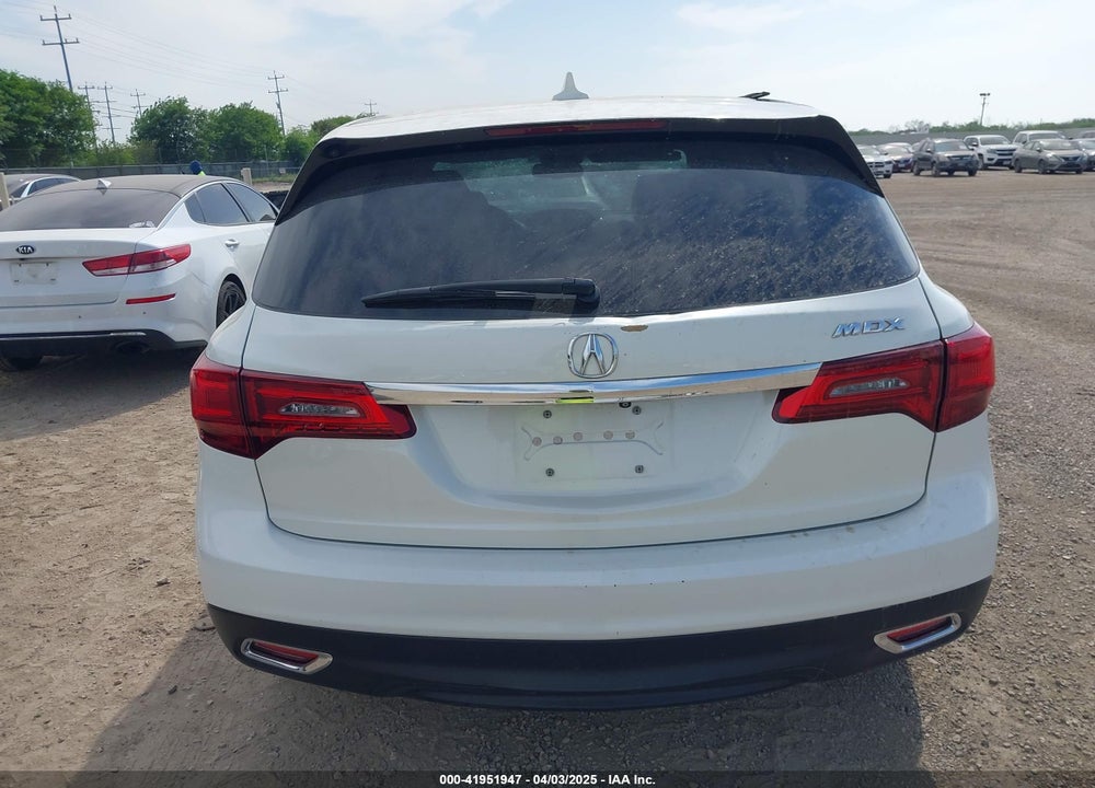 2015 ACURA MDX TECHNOLOGY PACKAGE VIN: 5FRYD3H4XFB005490