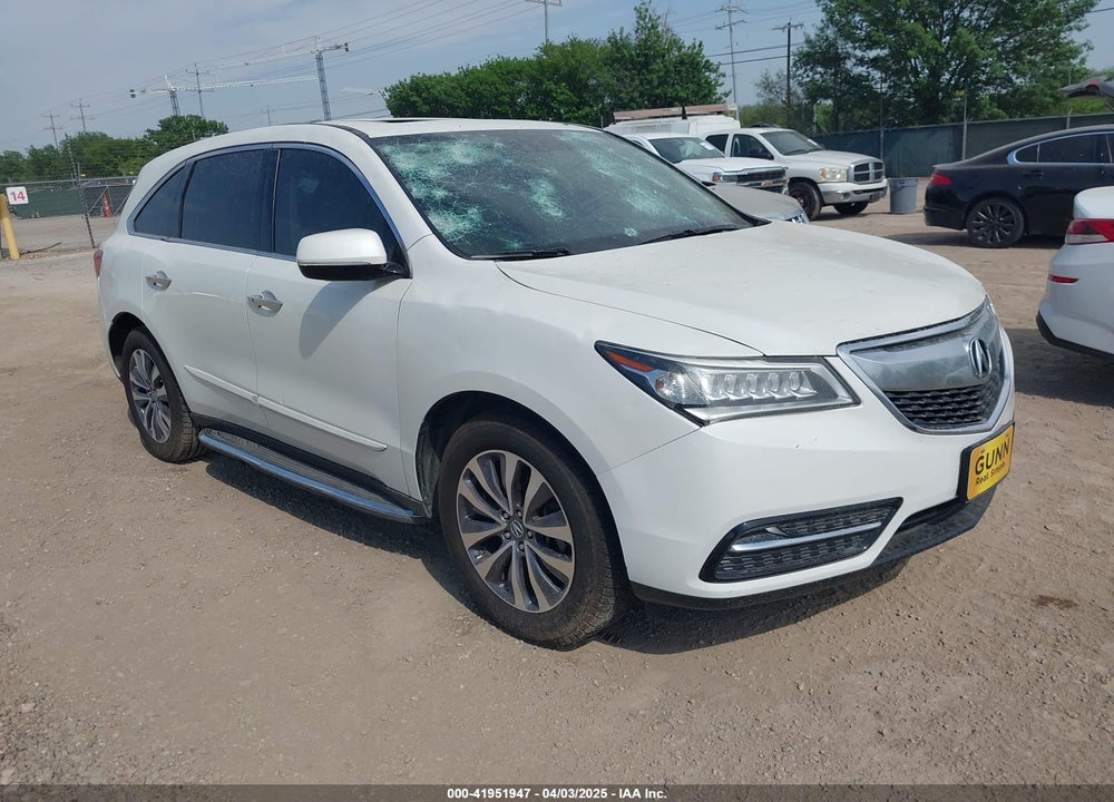 2015 ACURA MDX TECHNOLOGY PACKAGE VIN: 5FRYD3H4XFB005490