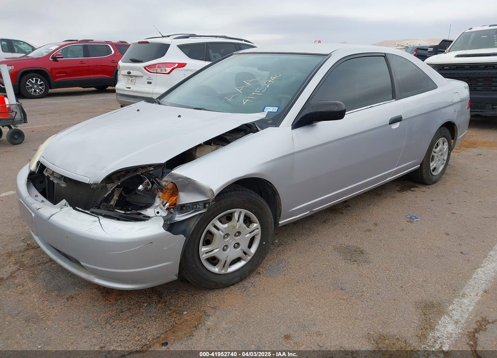 2002 HONDA CIVIC DX VIN: 1HGEM21222L066980